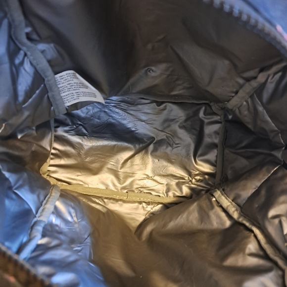 EUC Y2K Betsey Johnson Black & Pink Bulldog Frenchie School Work Lined Lunch Bag - Picture 5 of 7